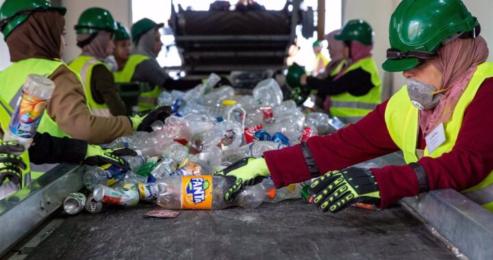 Convenio de reciclaje puerta a puerta en Santiago